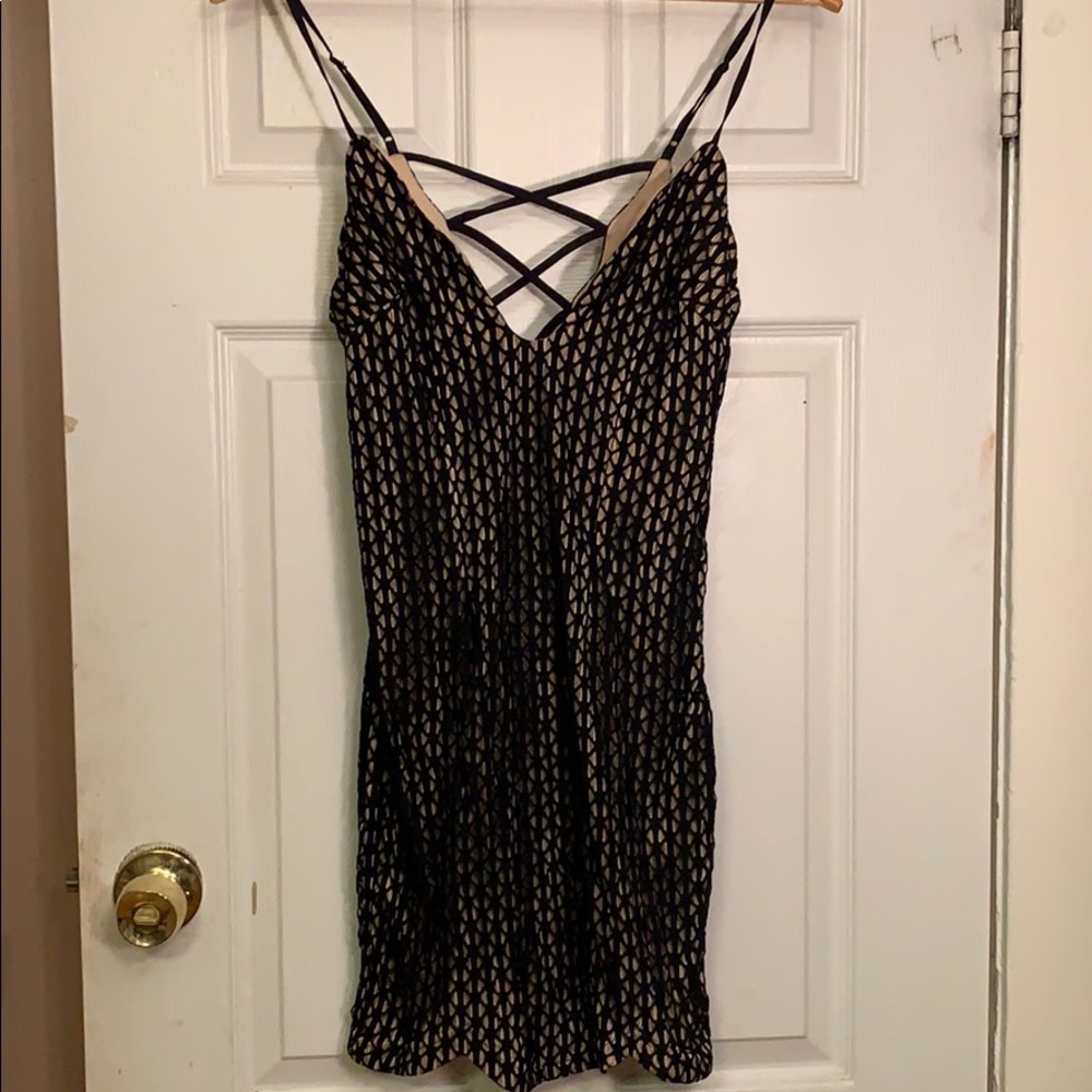 Fashion nova lace up dress